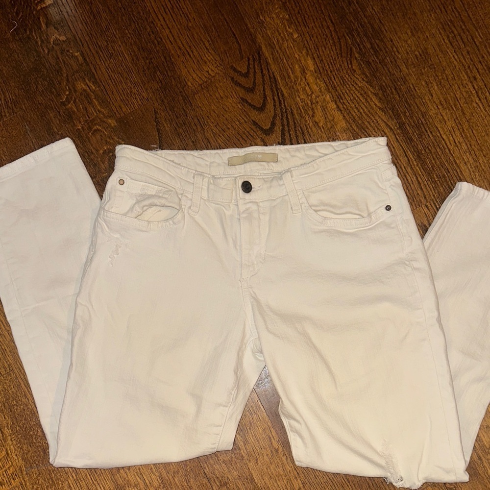 Joe's Jeans Vintage Reserve - Distressed White Jeans 26